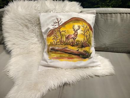 Ručne maľované obliečky na vankúše (rôzne motívy), 