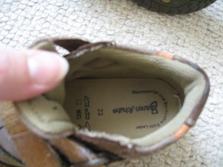 Kožené topánky, veľkosť 23, bären-schuhe,23