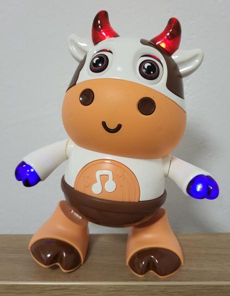 Tancujúca kravička so svetelnými efektami, 