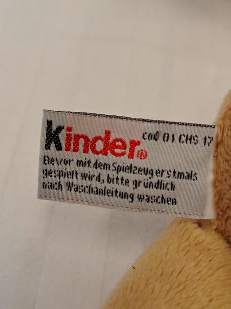 Zber. veľký plyšový sob kinder 2017 cod. 01 chs 17, 