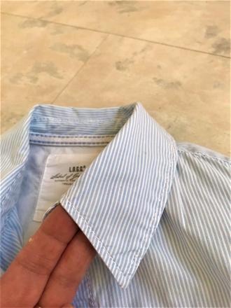 Prúžkovaná košeľa, h&m,s