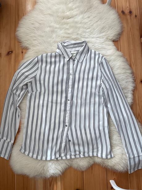 Pásikavá košielka, h&m,34