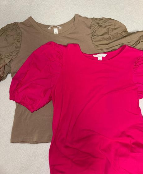2xtricko s puff rukavmi, h&m,s