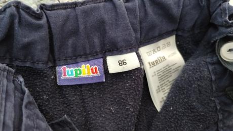 Zateplené nohavice 86, lupilu,86