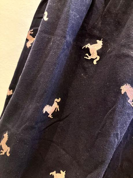 Dievčenské šaty s jednorožcami h&m (122), h&m,122