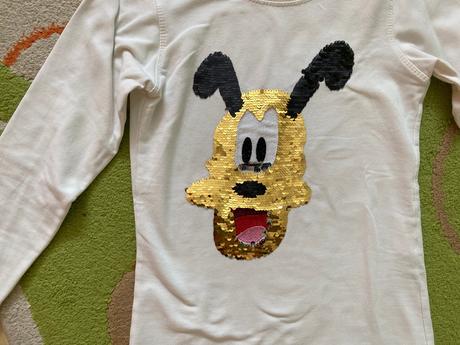 Dievčenský pulóvrik s meniacim psíkom, 140