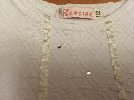 Krásne biele tričko, veľkosť 122, 122