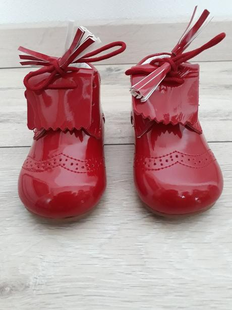 Lakované kožené topánky panache kids, 24