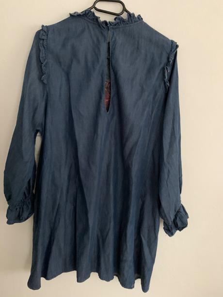 Riflové šaty/blúzka, 