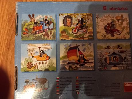 Drevené kocky krtko, 