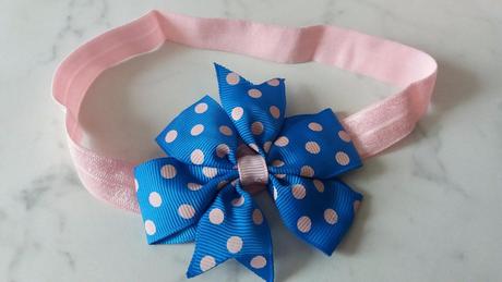 Mašličková čelenka na gumičku, 