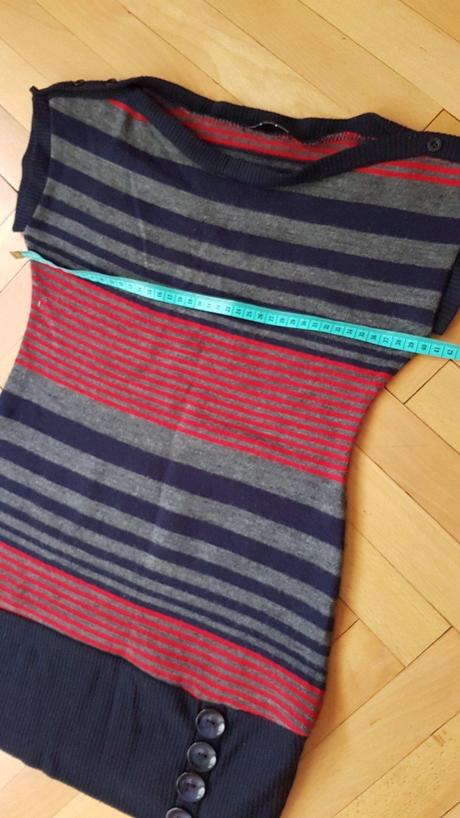 Jesenné pletené šaty top vel.m, m