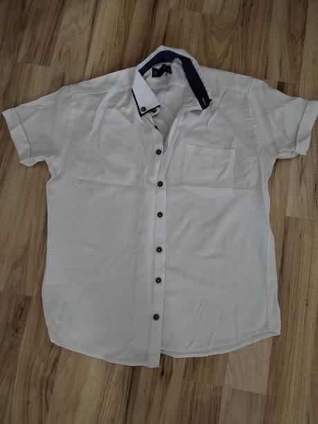 Pánska biela košeľa, 44