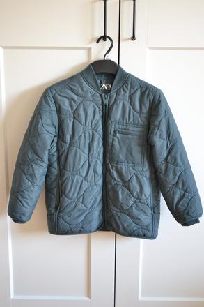 Tmavozelená prechodná bunda zara 140, zara,140