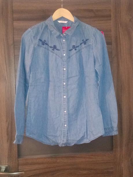 Riflová košeľa, camaieu,36