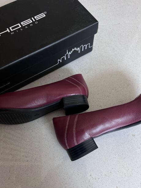 Kožené baleríny, 37