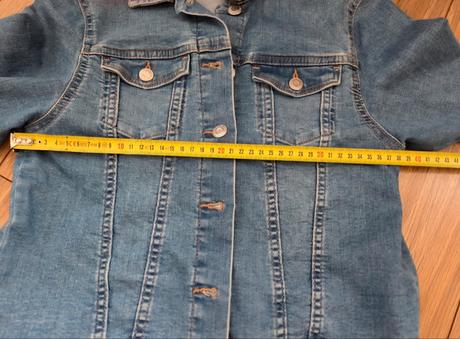 Riflová bunda, h&m,152