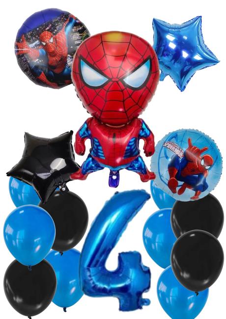 Balóny spiderman - až 15/16/17 kusov, 