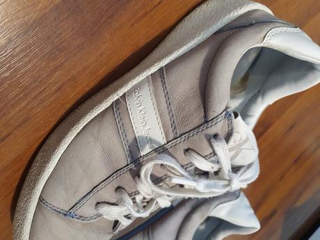 Calvin klein jeans - kožené tenisky, 43