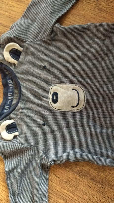 Overal na spanie na nozkach protišmykové bodky, f&f,80