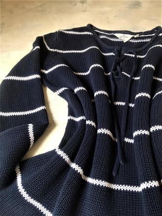 Hrubší bavlnený pulóver, xl