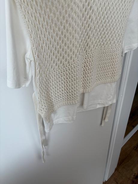 Tričko s pletenou vestou, zara,s