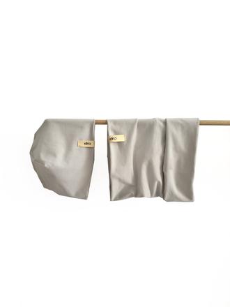 Detský prechodný set - čiapka a nákrčník grey, 62 - 104