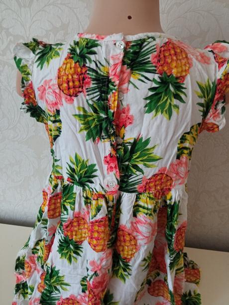 Dievčenské vzorované letné šaty minoti (122-128), minoti,122