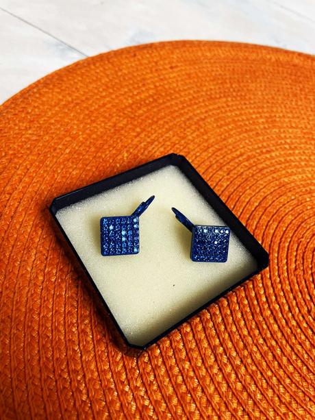 Luxusné štrasové náušnice,