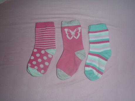 Farebné bavlnené ponožky, f&f,24