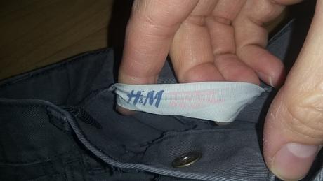 Riflové nohavice, h&m,98
