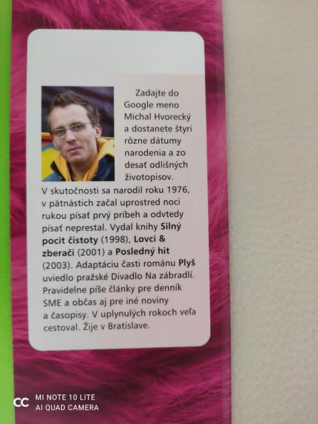 Plyš - michal hvorecký,