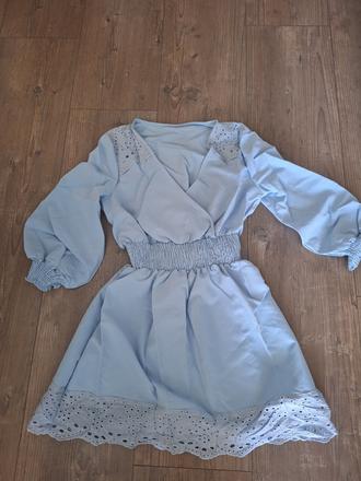 Modre letne saty sky blue, m / s
