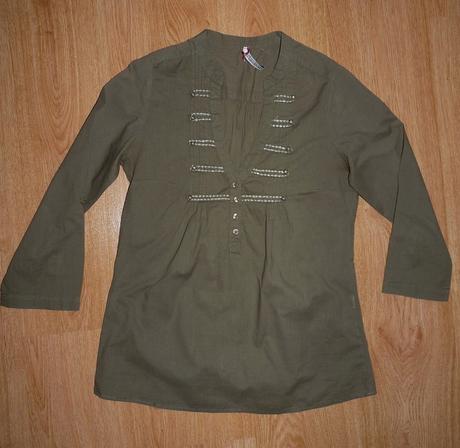 Kaki bluzka, stradivarius,s