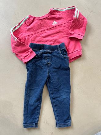 Mikina adidas a jeginsy, adidas,80