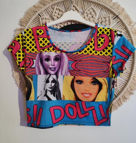 Crop top barbie, barbie,158