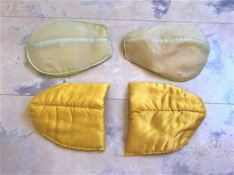 Vypchávky na plecia/ 11 párov, 