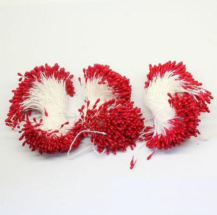 Piestiky červené - 20 kusov, 