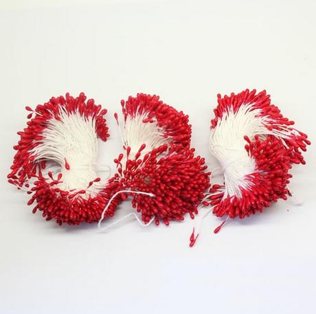 Piestiky červené - 20 kusov, 