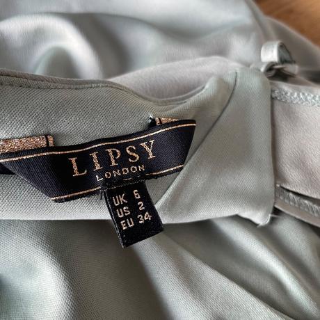 Saténové  šaty sade green, lipsy london,xs