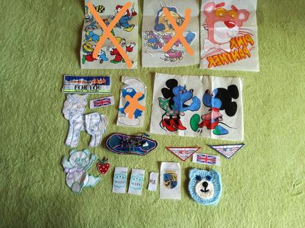 Retro nažehlovačky a nášivky,