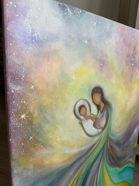"materinská láska" maľba,
