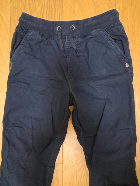 Podšité bavlnené nohavice next veľ. 4-5 rokov, next,110