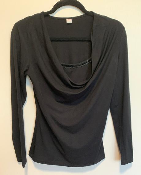 S.oliver dámske čierne tričko, s.oliver,m