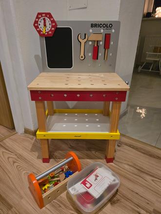 Janod bricolo pult s náradím,