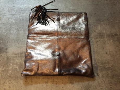 Kožená clutch kabelka zn.mango, mango