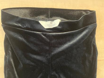 Zamatové leginy h&m 140, h&m,140