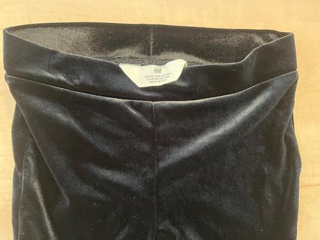 Zamatové leginy h&m 140, h&m,140