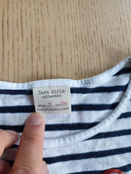 Bavlnené tričko 140/146, zara,140