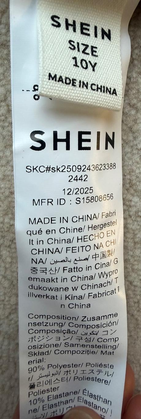 Gymnastický dres shein, 140